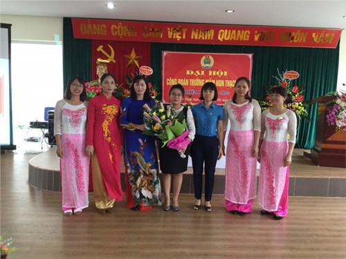 Trường Mầm non Thạch Bàn tổ chức Đại hội Công đoàn 
lần thứ VI, nhiệm kỳ 2017 - 2022


